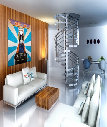 dj paw_Canvas Setting_Furry Paw Digital Art Series