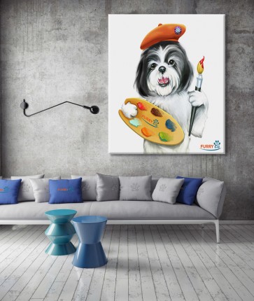 Furry Paw KARMA Canvas Art