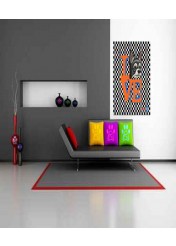 love paw_checkerboard paws_canvas setting_Furry Paw Digital Art Series 