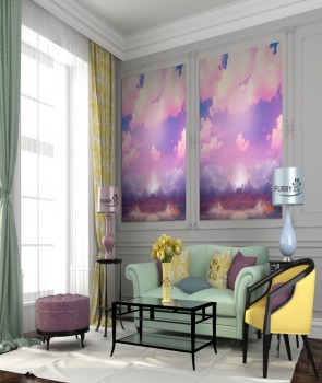 FURRY PAW SKY PORTRAIT BOUTIQUE CANVAS ART