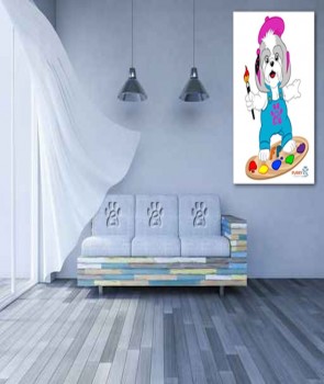 FURRY PAW KARMA SOARS STUDIO CANVAS ART