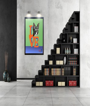 LOVE PAW FURRY PAW SIGNATURE SERIES PET PORTRAITS FRAMED