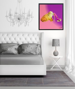 shoe paw Furry Paw Gold Series Pet Portraits Setting