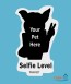 Selfie Furry Paw Gold Series Pet Portraits Silhouette